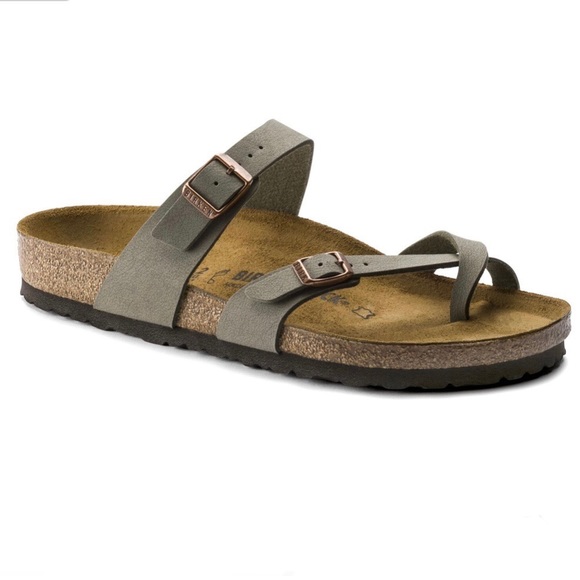 Birkenstock Shoes - Birkenstock Mayari Birko-Floor - Stone